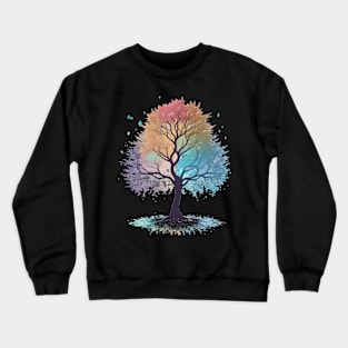 Spiritual Serenity: Nurturing the Sacred Tree Crewneck Sweatshirt